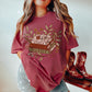 Floral Book Stack Unisex T-shirt - Muted Boho Color Palette, Classical Literature lovers Gift