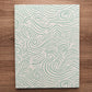 Abstract Wave Blank 8.5"x11" Sketchbook