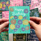 October Birth Flower Birthday Greeting Card