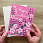 February Birth Flower Birthday Greeting Card