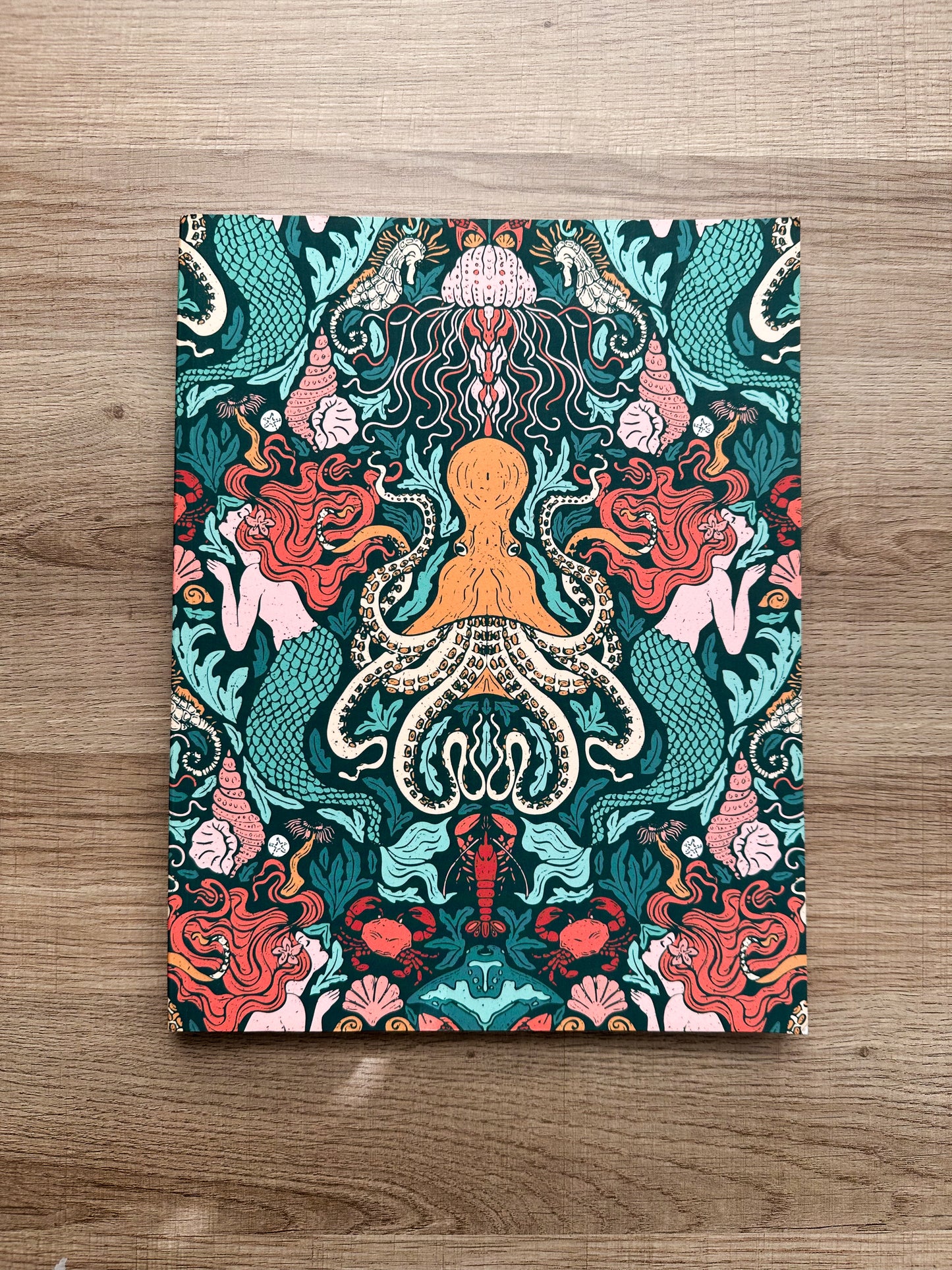 Mermaid Tapestry Blank 8.5"x11" Sketchbook