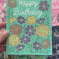 October Birth Flower Birthday Greeting Card